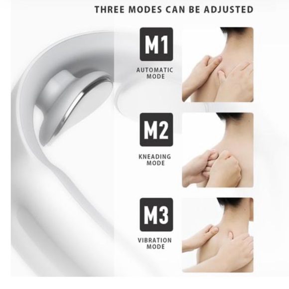 Neck Massager Bluetooth Heat - Picture 3 of 11